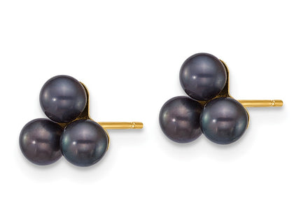 14k Yellow Gold Earrings Style XF892EB - Classique Jewelry Inc.