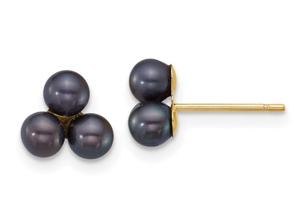 14k Yellow Gold Earrings Style XF892EB - Classique Jewelry Inc.