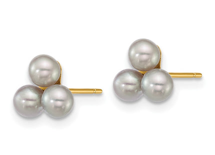 14k Yellow Gold Earrings Style XF892EG - Classique Jewelry Inc.