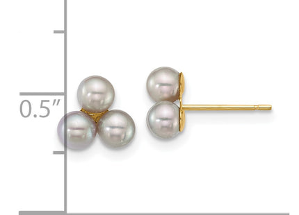 14k Yellow Gold Earrings Style XF892EG - Classique Jewelry Inc.