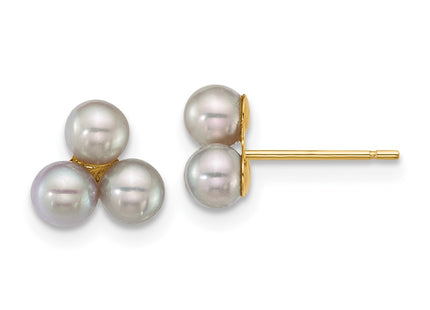 14k Yellow Gold Earrings Style XF892EG - Classique Jewelry Inc.