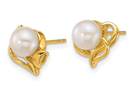 14k Yellow Gold Earrings Style XF893E - Classique Jewelry Inc.