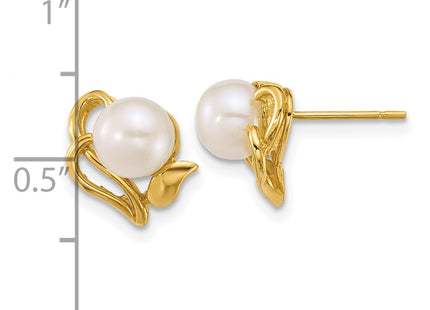 14k Yellow Gold Earrings Style XF893E - Classique Jewelry Inc.