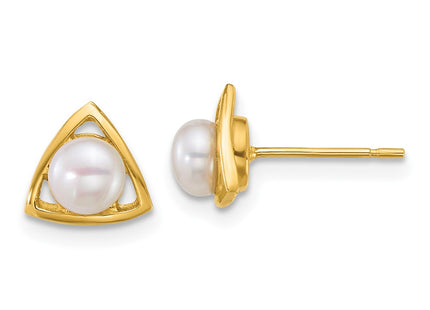 14k Yellow Gold Earrings Style XF896E - Classique Jewelry Inc.