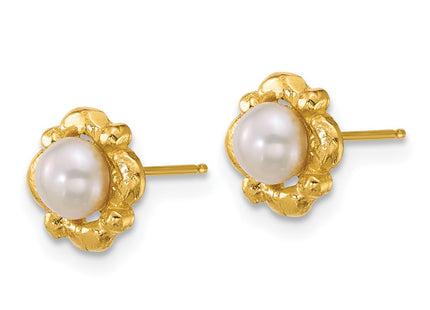 14k Yellow Gold Earrings Style XF899E - Classique Jewelry Inc.