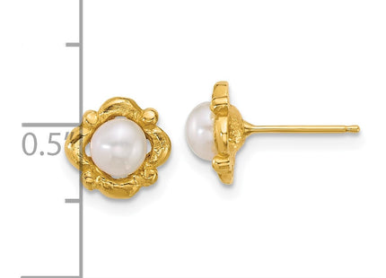 14k Yellow Gold Earrings Style XF899E - Classique Jewelry Inc.