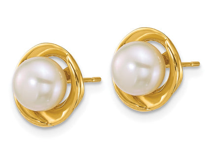 14k Yellow Gold Earrings Style XF900E - Classique Jewelry Inc.