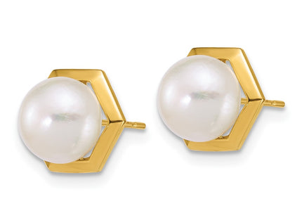 14k Yellow Gold Earrings Style XF901E - Classique Jewelry Inc.