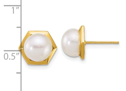 14k Yellow Gold Earrings Style XF901E - Classique Jewelry Inc.