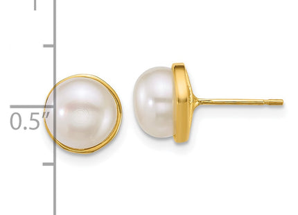 14k Yellow Gold Earrings Style XF902E - Classique Jewelry Inc.