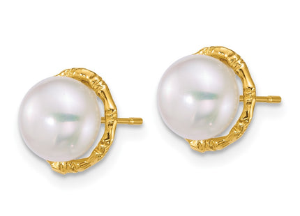 14k Yellow Gold Earrings Style XF903E - Classique Jewelry Inc.