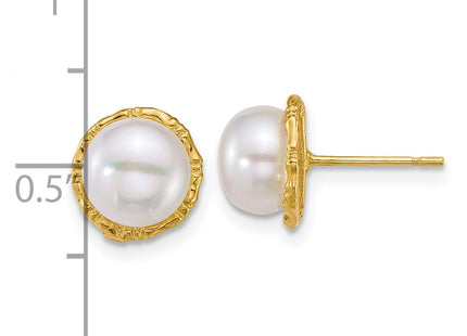 14k Yellow Gold Earrings Style XF903E - Classique Jewelry Inc.