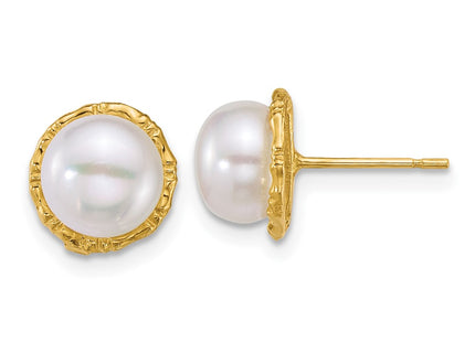 14k Yellow Gold Earrings Style XF903E - Classique Jewelry Inc.