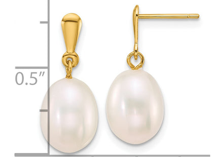 14k Yellow Gold Earrings Style XF908E - Classique Jewelry Inc.