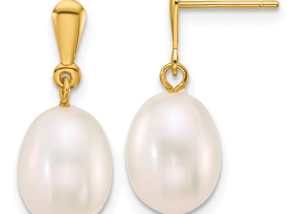 14k Yellow Gold Earrings Style XF908E - Classique Jewelry Inc.