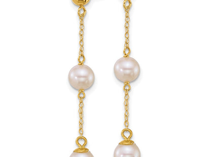 14k Yellow Gold Earrings Style XF909E - Classique Jewelry Inc.