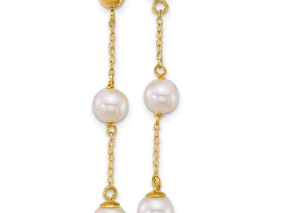 14k Yellow Gold Earrings Style XF909E - Classique Jewelry Inc.