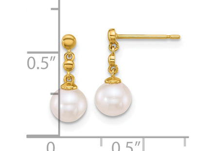 14k Yellow Gold Earrings Style XF910E - Classique Jewelry Inc.