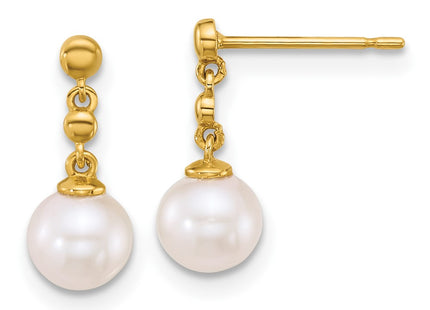 14k Yellow Gold Earrings Style XF910E - Classique Jewelry Inc.