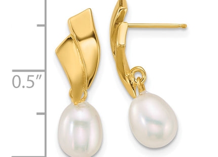 14k Yellow Gold Earrings Style XF911E - Classique Jewelry Inc.