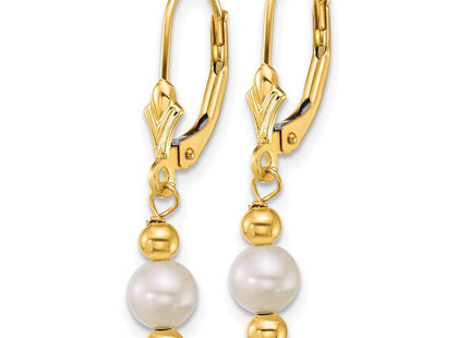 14k Yellow Gold Earrings Style XF914E - Classique Jewelry Inc.