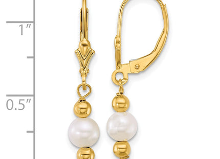 14k Yellow Gold Earrings Style XF914E - Classique Jewelry Inc.