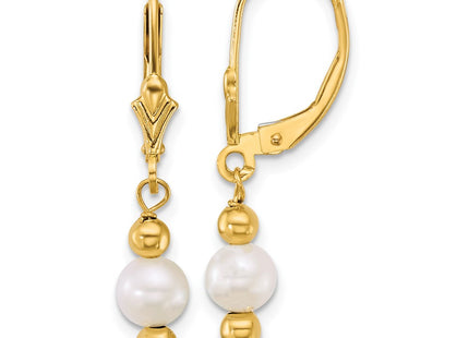 14k Yellow Gold Earrings Style XF914E - Classique Jewelry Inc.