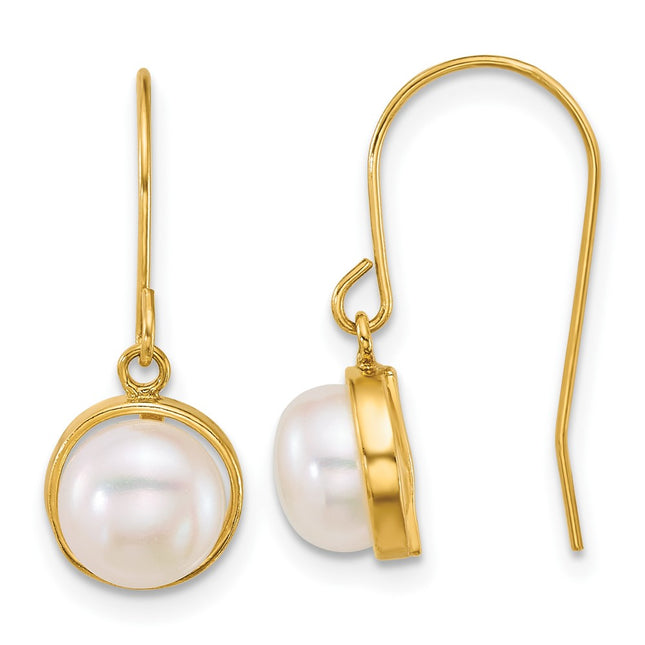 14k Yellow Gold Earrings Style XF916E - Classique Jewelry Inc.