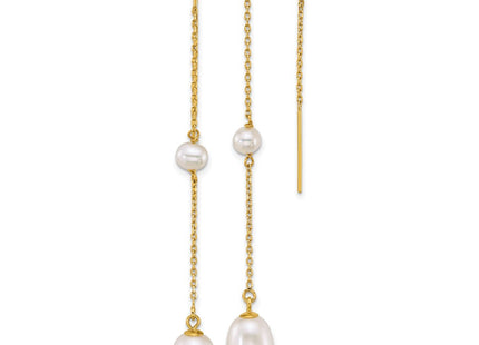 14k Yellow Gold Earrings Style XF917E - Classique Jewelry Inc.