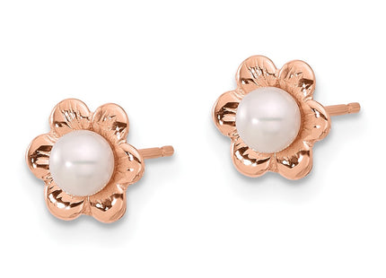 14k Rose Gold Earrings Style XFR617E - Classique Jewelry Inc.