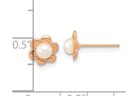14k Rose Gold Earrings Style XFR617E - Classique Jewelry Inc.
