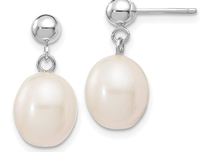 14k White Gold Earrings Style XFW250E - Classique Jewelry Inc.