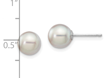 14k White Gold Earrings Style XFW291E - Classique Jewelry Inc.