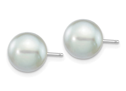 14k White Gold Earrings Style XFW292E - Classique Jewelry Inc.