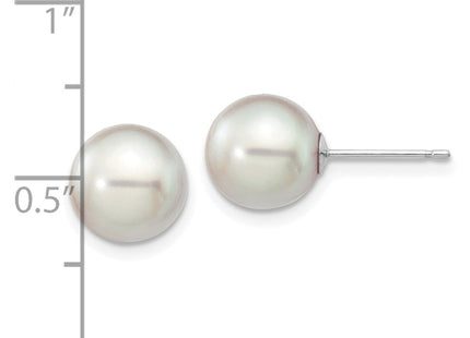 14k White Gold Earrings Style XFW292E - Classique Jewelry Inc.