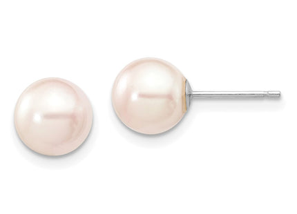 14k White Gold Earrings Style XFW301E - Classique Jewelry Inc.