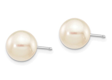 14k White Gold Earrings Style XFW302E - Classique Jewelry Inc.