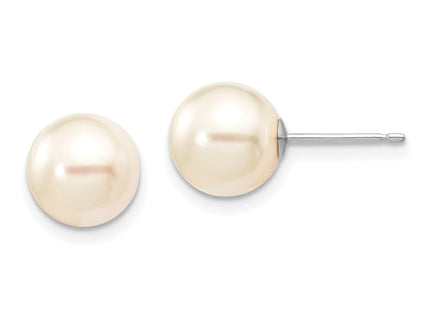 14k White Gold Earrings Style XFW302E - Classique Jewelry Inc.