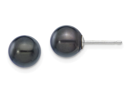 14k White Gold Earrings Style XFW329E - Classique Jewelry Inc.