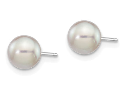 14k White Gold Earrings Style XFW352E - Classique Jewelry Inc.