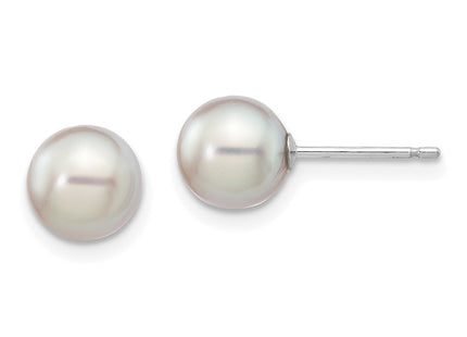 14k White Gold Earrings Style XFW352E - Classique Jewelry Inc.