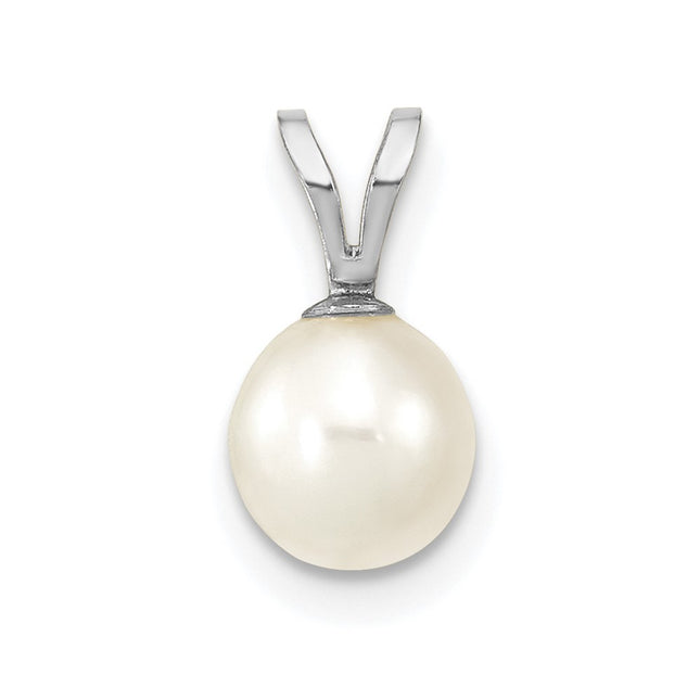 14k White Gold Pendants Style XFW396 - Classique Jewelry Inc.