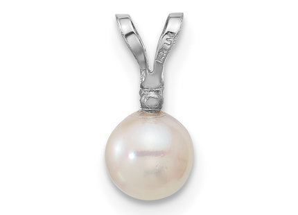 14k White Gold Pendants Style XFW471 - Classique Jewelry Inc.