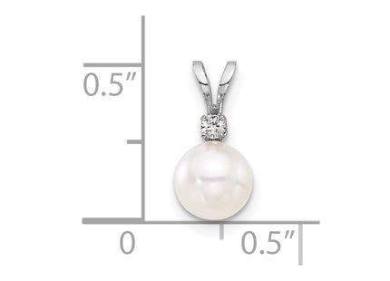 14k White Gold Pendants Style XFW473 - Classique Jewelry Inc.