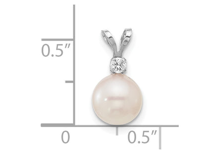 14k White Gold Pendants Style XFW476 - Classique Jewelry Inc.