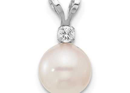 14k White Gold Pendants Style XFW476 - Classique Jewelry Inc.