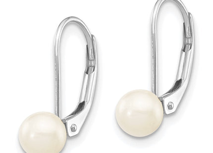 14k White Gold Earrings Style XFW479E - Classique Jewelry Inc.