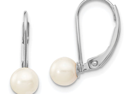 14k White Gold Earrings Style XFW479E - Classique Jewelry Inc.