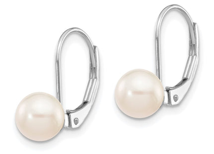 14k White Gold Earrings Style XFW480E - Classique Jewelry Inc.