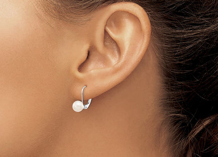 14k White Gold Earrings Style XFW480E - Classique Jewelry Inc.